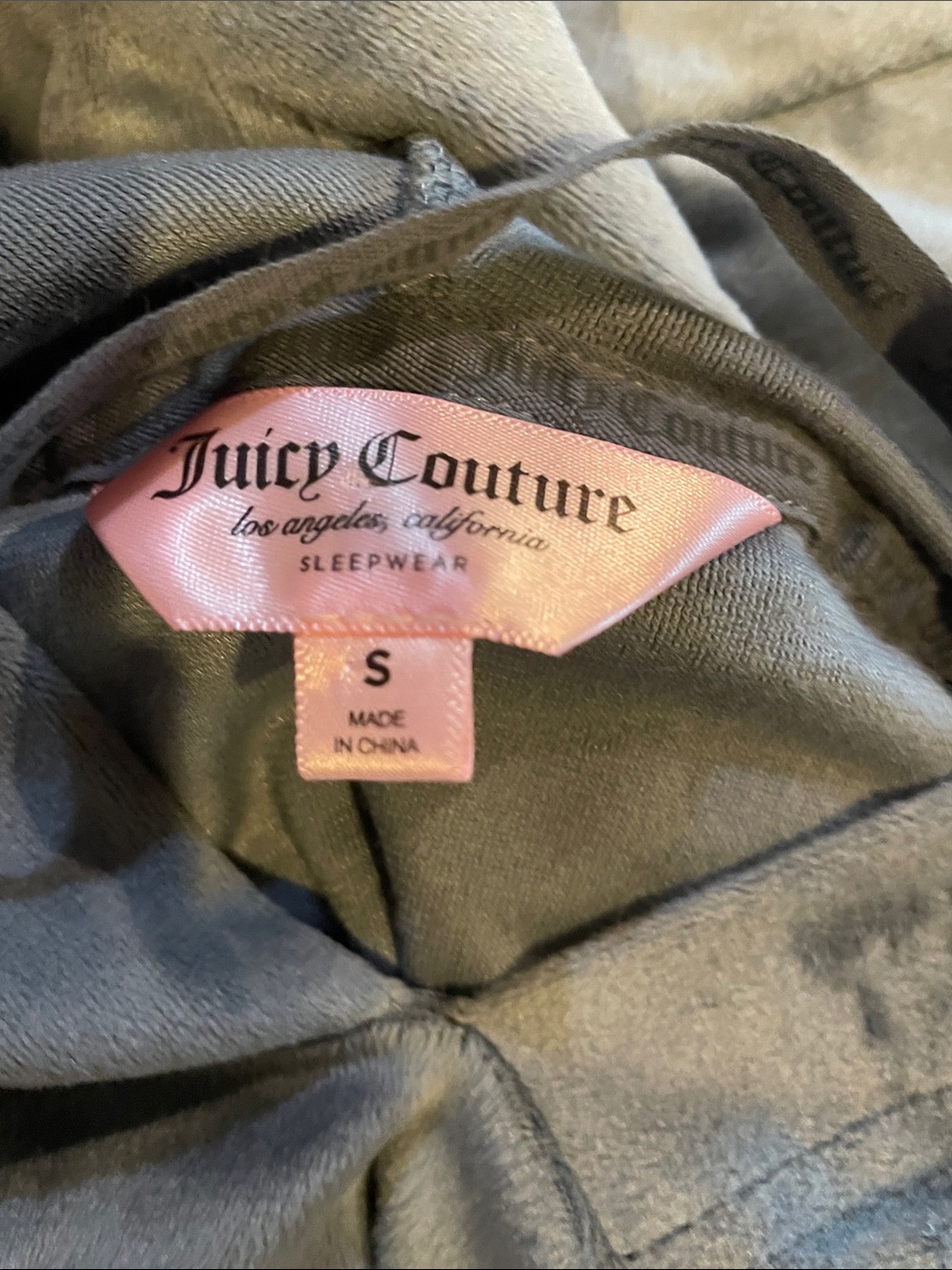 Juicy Couture Gray velvet Track Suit - Picture 5 of 5